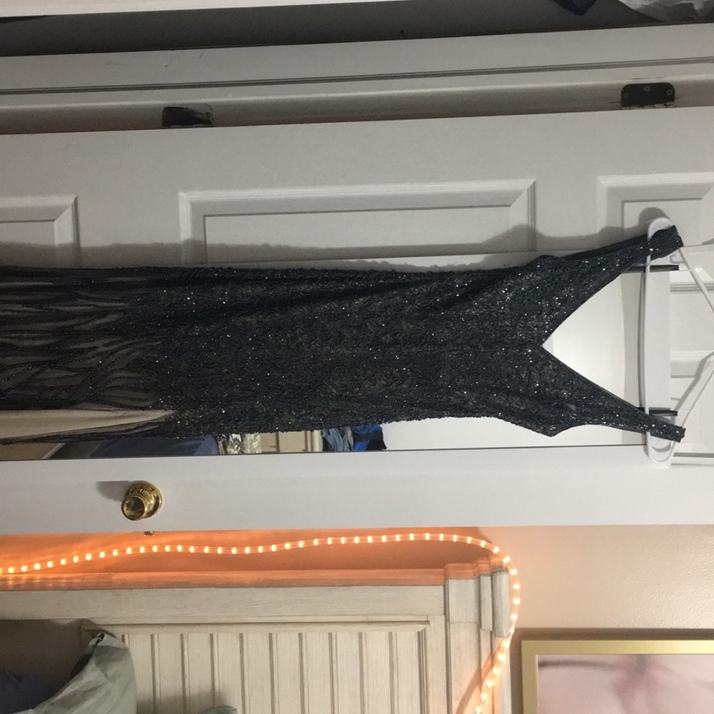 Fancy dark grey dress size 4